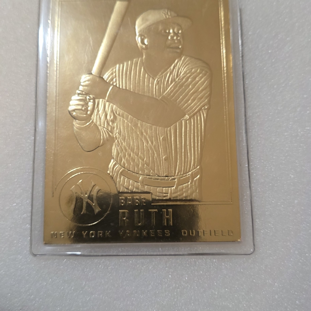 Gold Baseball Card - Picture 2 of 8